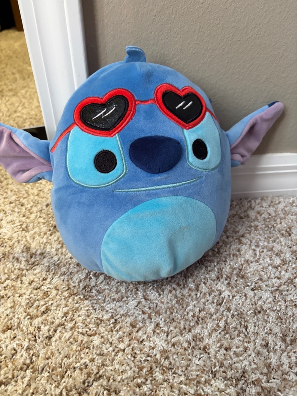Disney Blue Stitch Plush with Dark Blue Patch